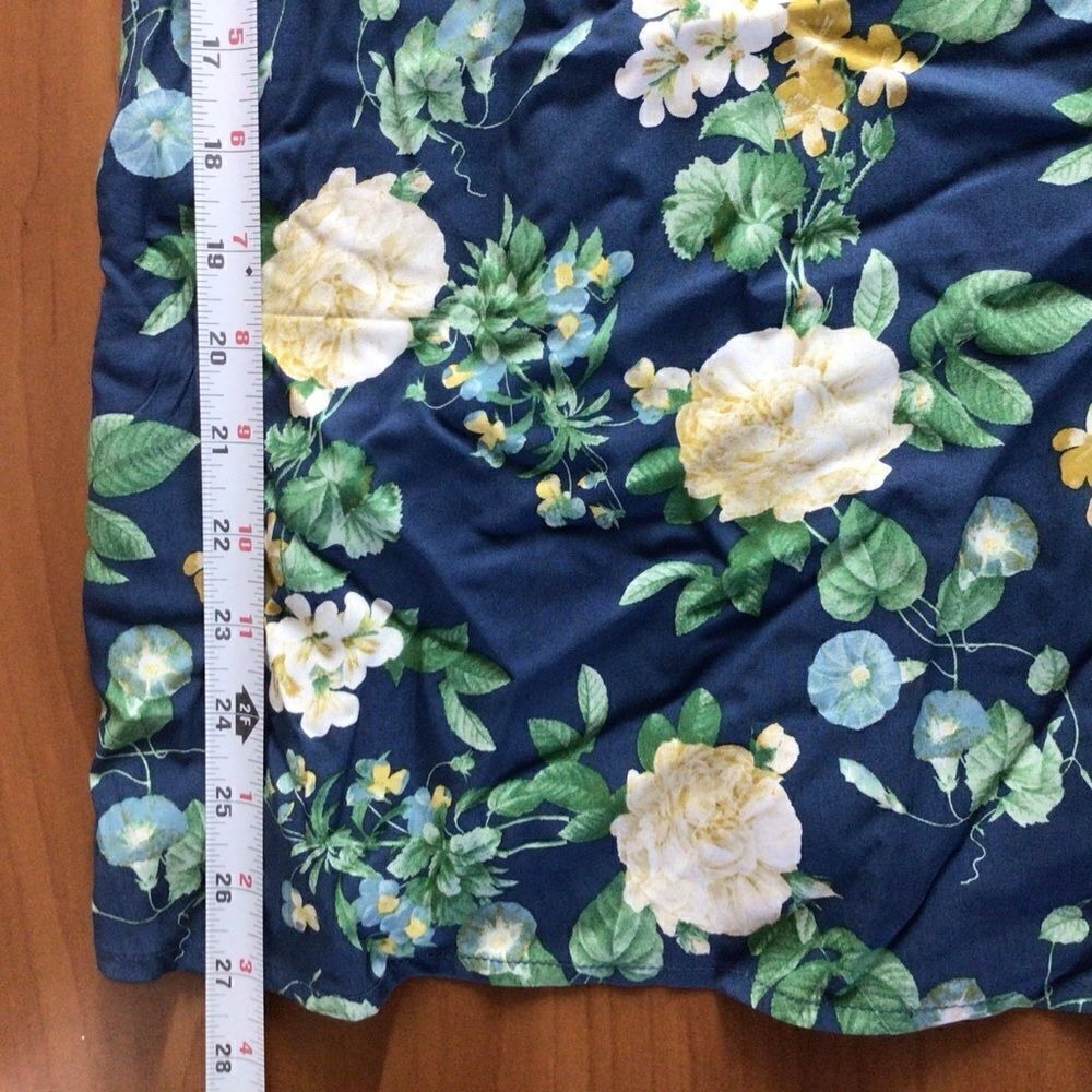 SALE Women's Old Navy Fit And Flare Smocked Tie Strap Floral Mini Dress 2XL - Picture 7 of 7